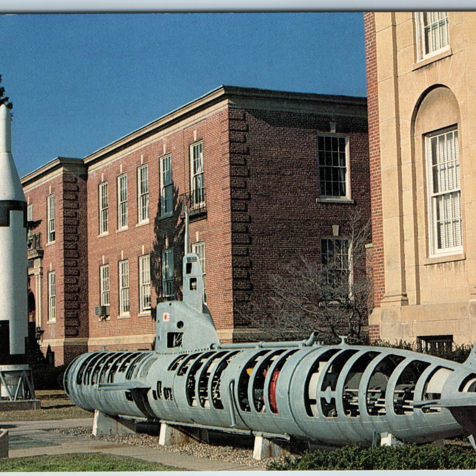 c1950s Groton Conn US Navy Base Polaris Missile Japanese Submarine Monument A202