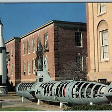 c1950s Groton Conn US Navy Base Polaris Missile Japanese Submarine Monument A202 picture