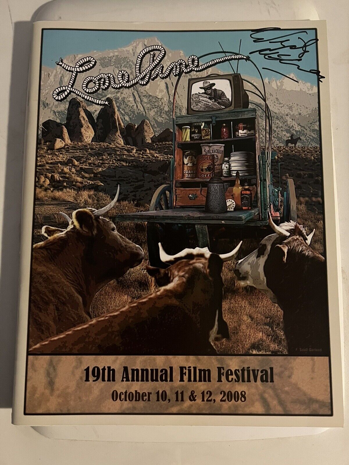 Lone Pine 19th Annual  Film Festival Signed Richard Devon Phyllis Coates & More