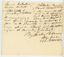 1834 Chittenden County Vermont Legal Document Smalley & Adams Def'ts Plea Court picture