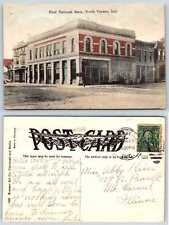 North Vernon Indiana FIRST NATIONAL BANK Postcard k369 picture