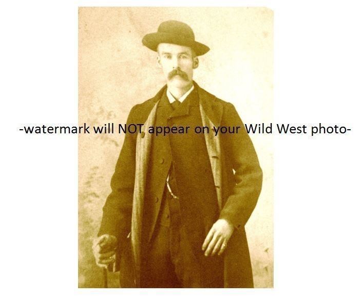 Doc Holliday Rare PHOTO Wild West US Marshal Gunfighter,Wyatt Earp Pal TOMBSTONE