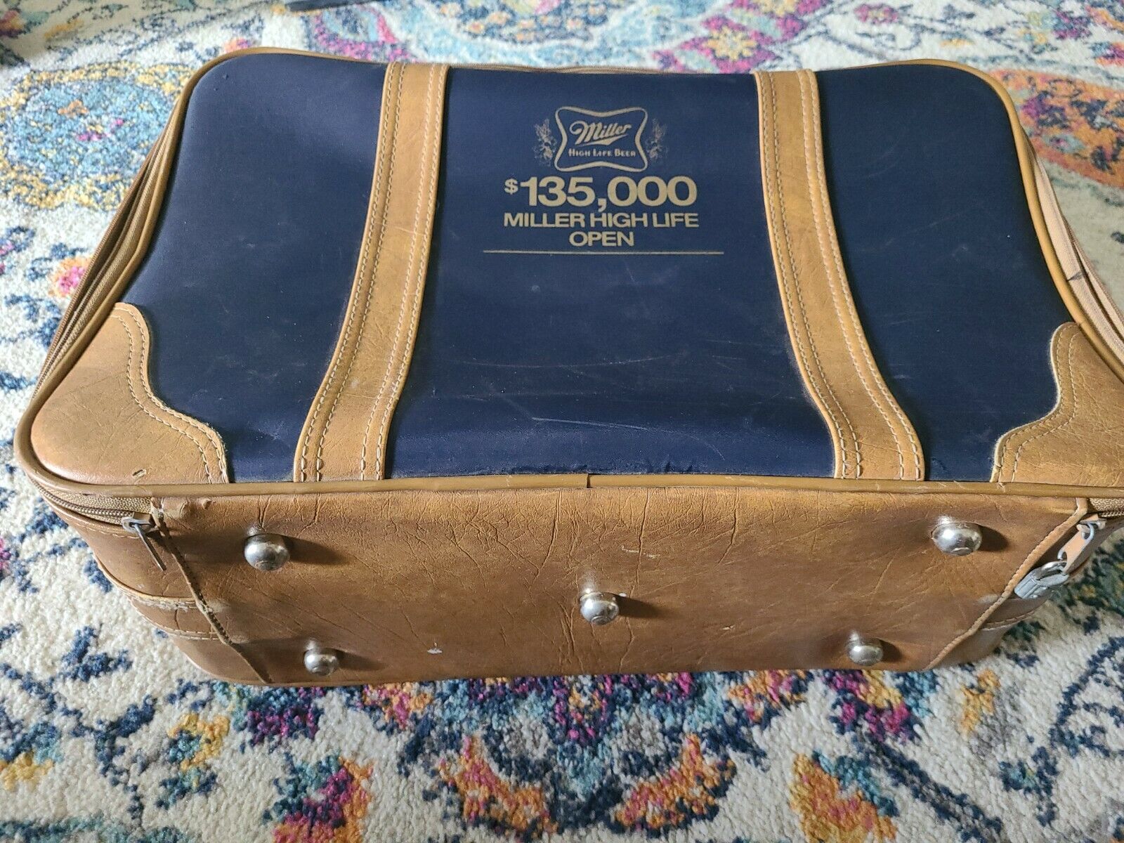 Vintage Brunswick Bowling $135,000 Miller High Life Open Suitcase