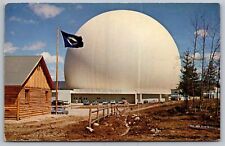 Andover Maine Earth Station Bell Systems Streetview Chrome Cancel WOB Postcard picture