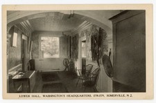 Vintage Postcard Washington’s Headquarters Lower Hall Somerville NJ Unposted picture