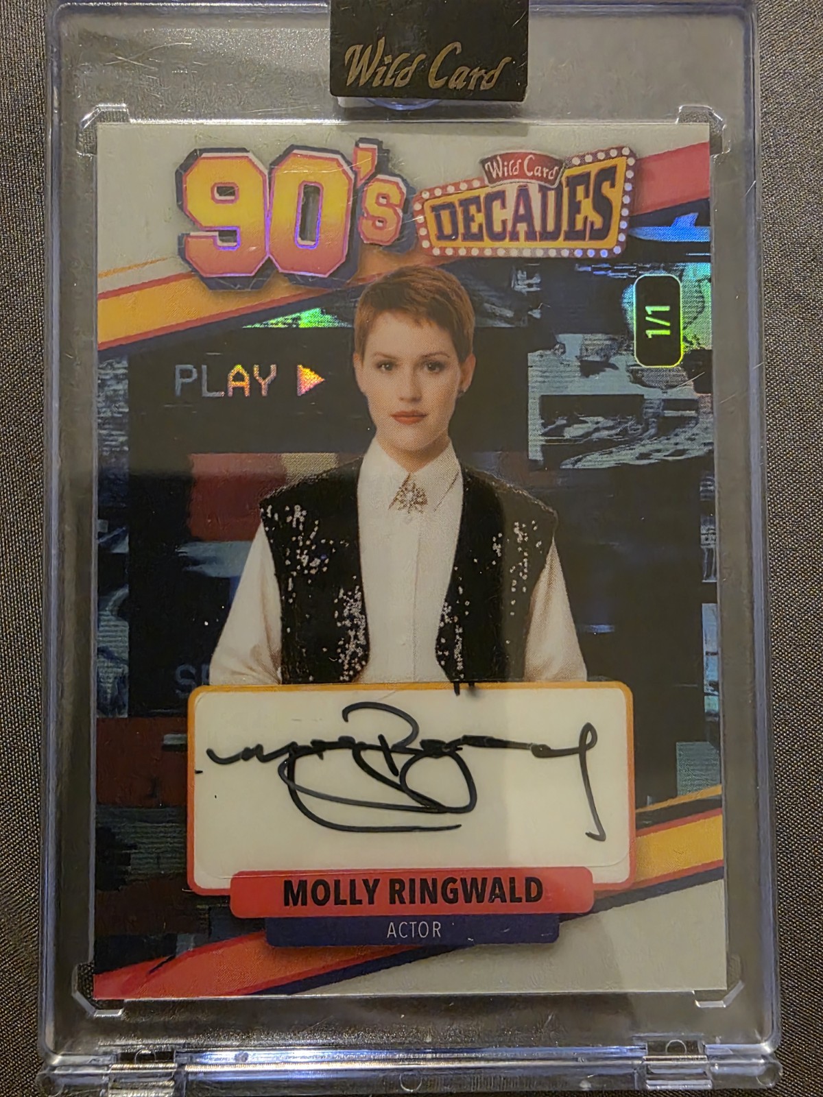 Molly Ringwald Auto 2026 Wild Card Decades Part 2 90’s 1/1 Autograph