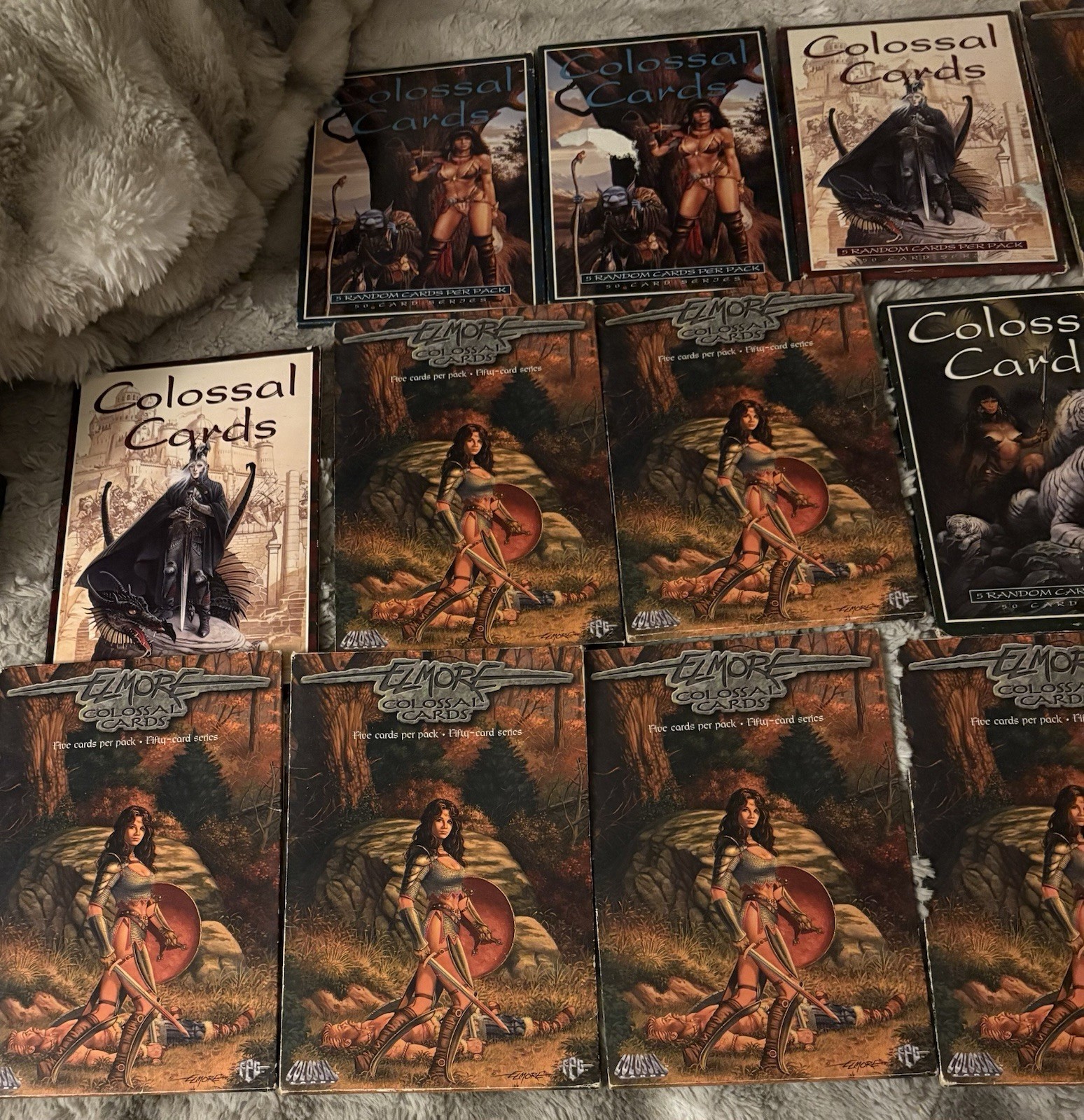 14 Packs Of Elmore Colossal Cards There Are Rare Cards In The Packs 14 Packs Of Elmore Colossal Cards There Are Rare Cards In The Packs