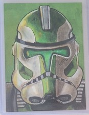 Topps Star Wars Commander Gree Sketch By Darren Coburn-James picture