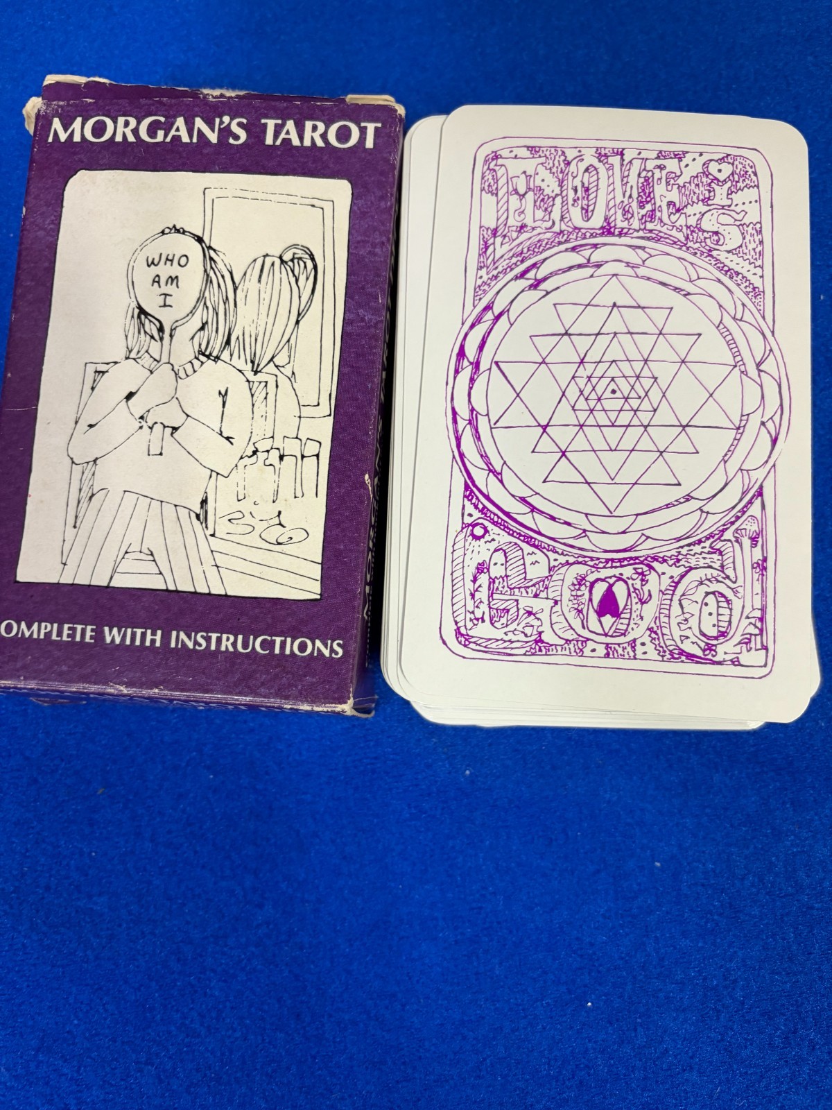 Morgan Robbins MORGAN'S TAROT Card Deck c1983 DS43 Morgan Robbins MORGAN'S TAROT Card Deck c1983 DS43