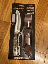 SCHRADE UNCLE HENRY GOLDEN SPIKE FIXED BLADE picture
