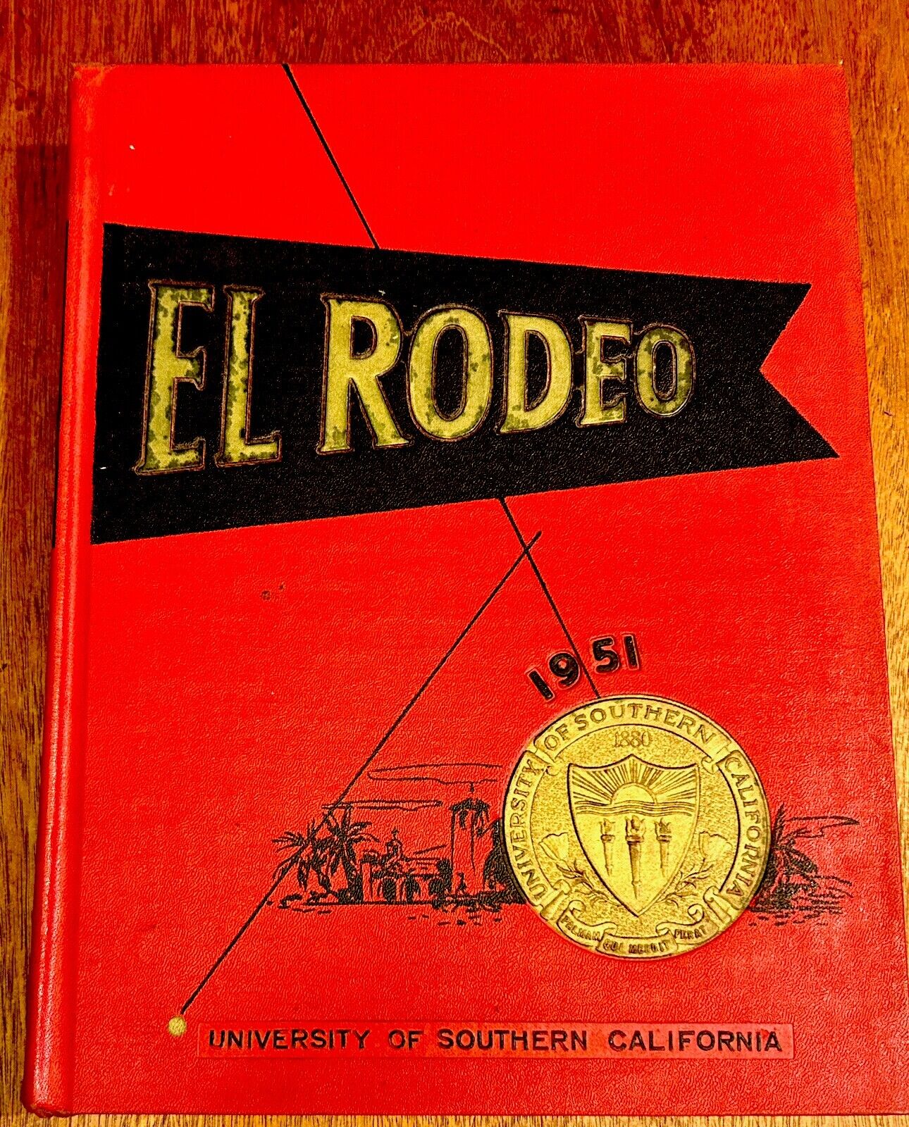 1951 EL RODEO UNIVERSITY SOUTHERN CALIFORNIA YEARBOOK USC Trojans FRANK GIFFORD