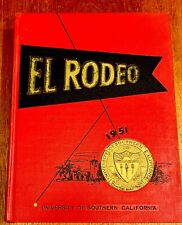 1951 EL RODEO UNIVERSITY SOUTHERN CALIFORNIA YEARBOOK USC Trojans FRANK GIFFORD picture