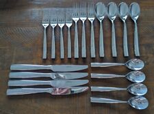 19 x Cambridge CBS205 Stainless Flatware Spoons Forks Knives 18/10  picture