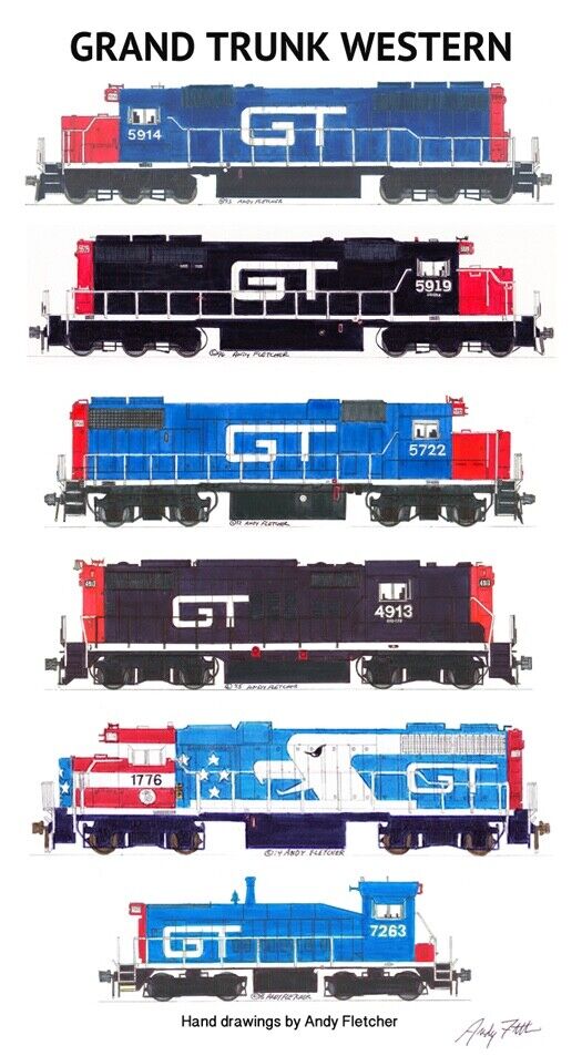 Grand Trunk Western Locomotives 11\