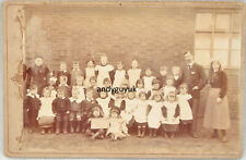 CABINET CARD BROOKE SCHOOL NORWICH 1900 CLASS CHILDREN GROUP AMES BROS picture