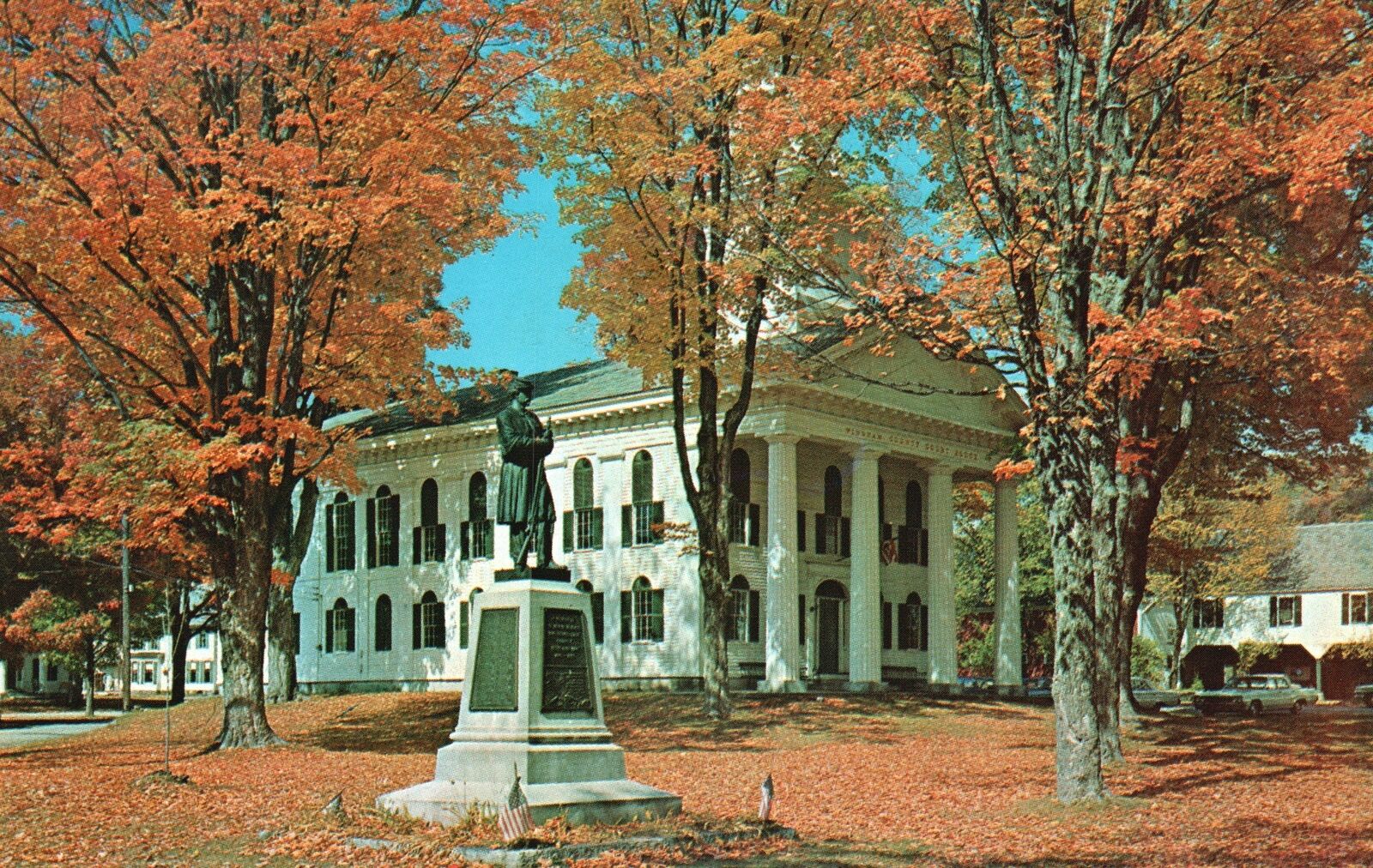 Vintage Postcard Windham County Court House Newfane Vermont VT Pub Forward Inc.