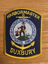 Duxbury Massachusetts Harbor master Patch Historical Memoribilia picture