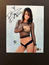 Brooke Burke Rare autographed signed sexy actress model 8x10 photo Beckett BAS picture