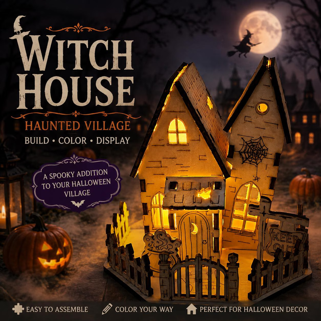 Haunted Village Halloween Collection | Build Your Own Spooky Village Haunted Village Halloween Collection | Build Your Own Spooky Village