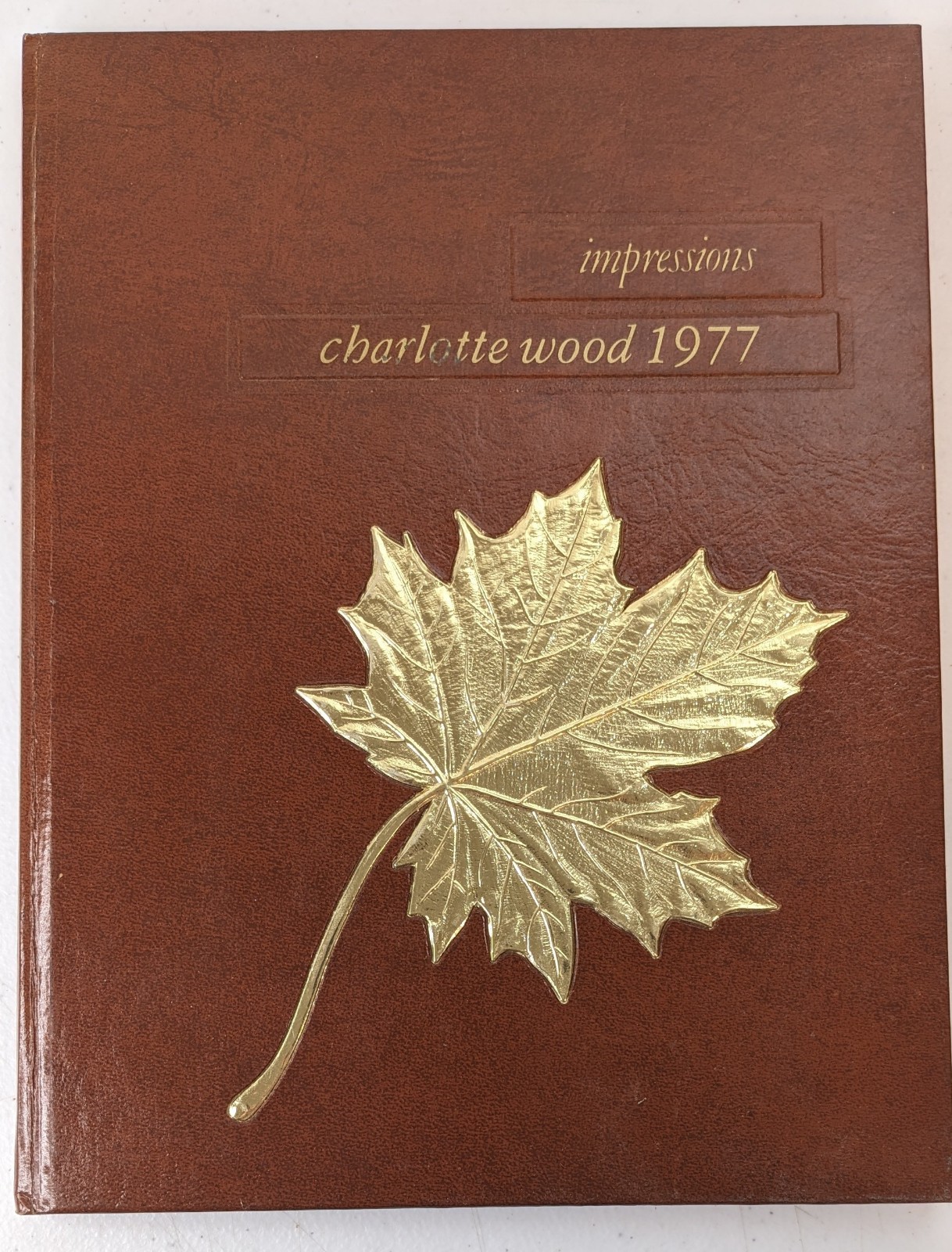1977 Charlotte Wood Danville CA Impressions Vol IV Yearbook Teacher Ephemera