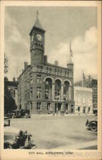 Middletown,CT Street View of City Hall Middlesex County Connecticut Postcard picture