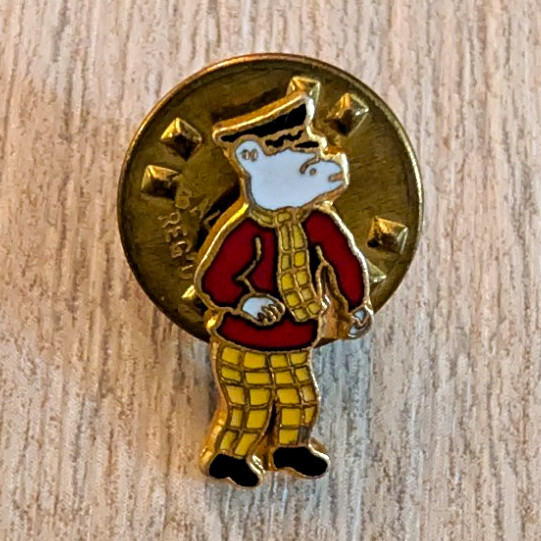 Vintage 1990 Rupert The Bear Character Enamel Pin Badge Vintage 1990 Rupert The Bear Character Enamel Pin Badge