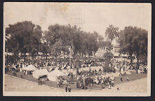 Iowa-Fairfield-Real Photo-July 4th Celebration-Town Center-Square-RPPC Postcard picture