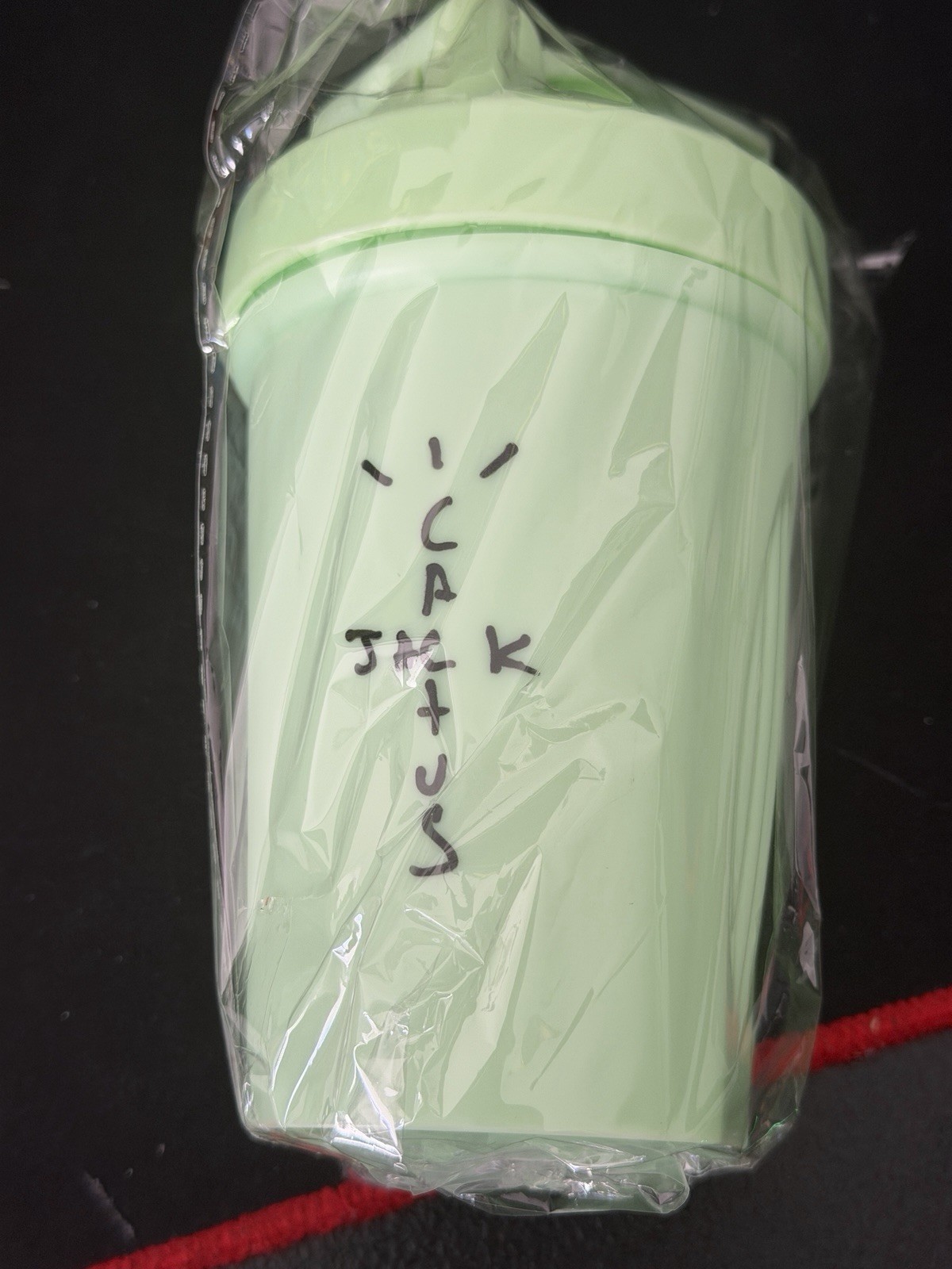 Travis Scott x Cactus Jack x Fortnite Glow in Dark Gamer Shaker Cup RARE SEALED Travis Scott x Cactus Jack x Fortnite Glow in Dark Gamer Shaker Cup RARE SEALED