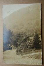 view of road from Fairlee VT to Camp Aloha postcard real photo rppc  picture