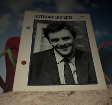 Anthony Hopkins Vintage Movie Star Encyclopedia Card From 1993 picture