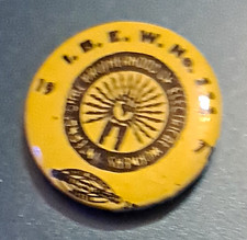 Vintage 1971 IBEW Local Union No 111 Electrical Workers Pinback Button picture