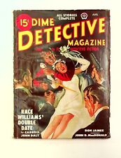 Dime Detective Magazine Pulp Aug 1948 Vol. 57 #4 VG picture