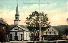 Saxtons River Vermont VT Congregational Church c1910 Vintage Postcard picture