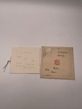 1892 Goshen High School Indiana Commencement Exercises And Booklet picture