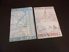 Vintage Town Of Winhall, Vermont Annual Reports 1949 & 1950 picture