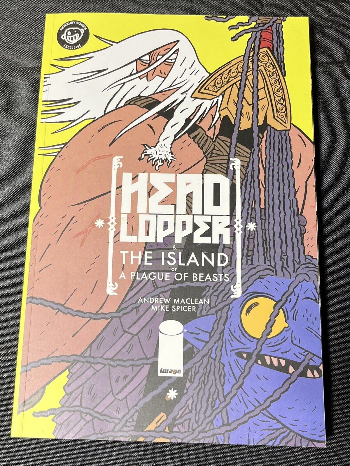 Head Lopper Volume 1: The Island or a Plague of Beasts Newbury Comics exclusive
