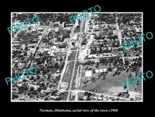 Norman Oklahoma Aerial View Of The Town c1960 Old Large Historic Photo picture