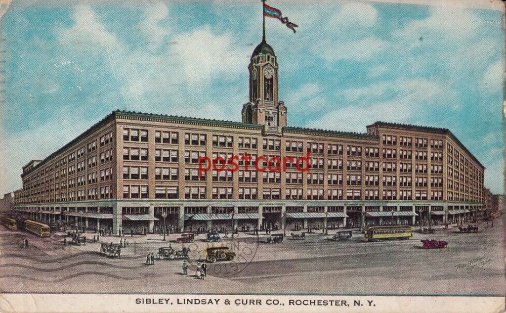 1911 SIBLEY, LINDSAY & CURR CO., Rochester NY mailed to Mr. Charles Hart