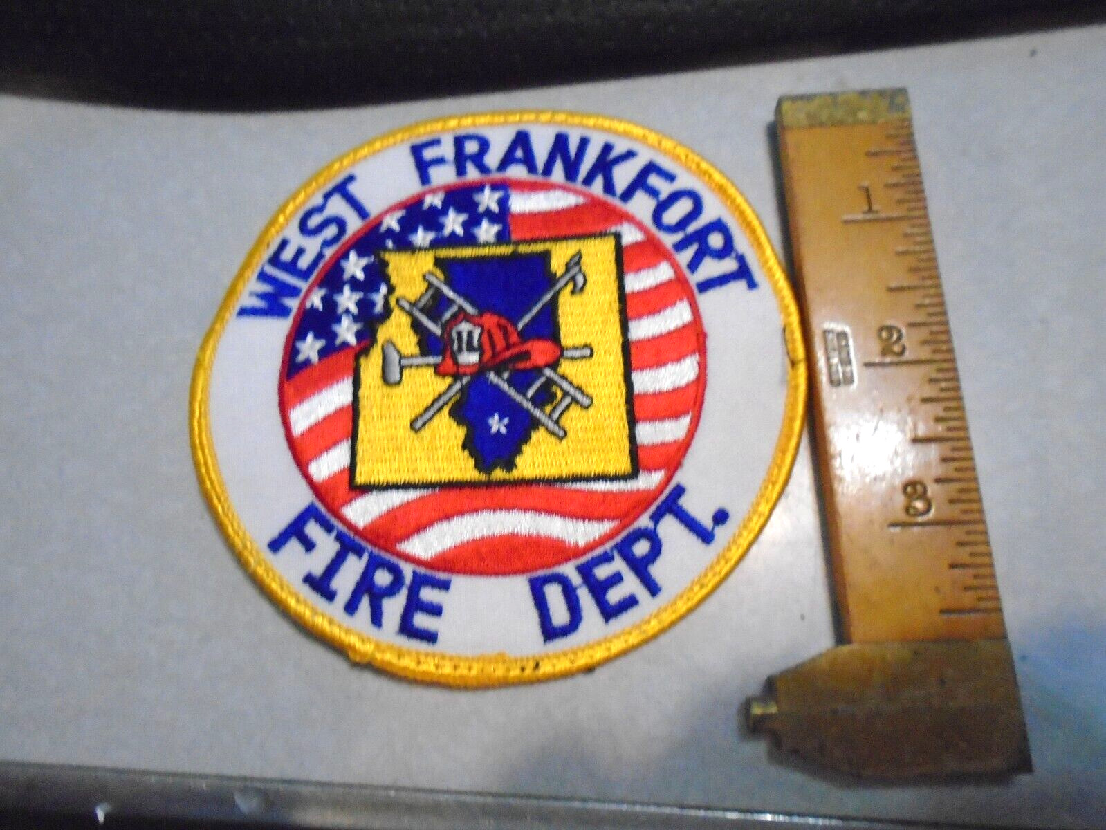 Vintage West Frankfort  Illinois Fire Department Patch