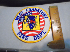Vintage West Frankfort  Illinois Fire Department Patch picture