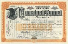 Comstock Tunnel Co. signed by Theodore Sutro - Autographed Stock Certificate - A picture