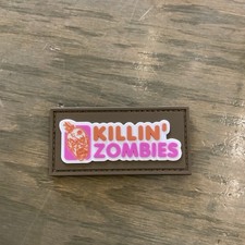 Zombies PVC Patch Hook & Loop Uniform Waterproof picture