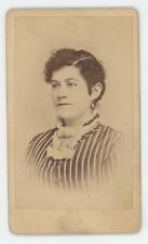 Antique Circa 1880s Cabinet Card Beautiful Woman in Stylish Dress Middletown, NY picture