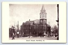Postcard Court House Fairfield Illinois picture