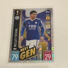 2021 2022 Wesley FOFANA Leicester Topps Match Attax NEXT GEN Card Card picture