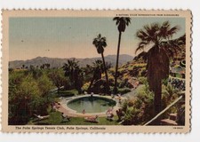 Palm Springs Tennis Club CA Stephen H. Willard Kodachrome Pool Mtn 1955 picture