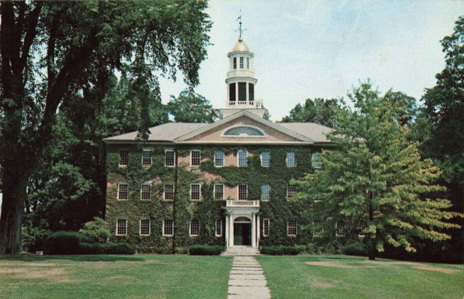 Postcard Griffin Hall Williams College Williamstown Massachusetts