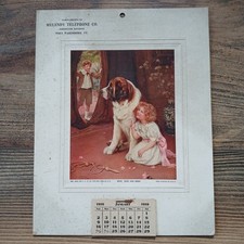 1910 Vintage Calendar Melendy Telephone Co West Wardsboro VT