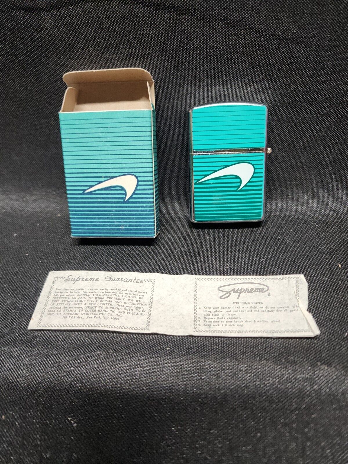 Vintage 1970’s NEWPORT Cigarettes Advertising Lighter Supreme Japan NIB