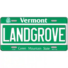 Landgrove Vermont Metal Sign picture